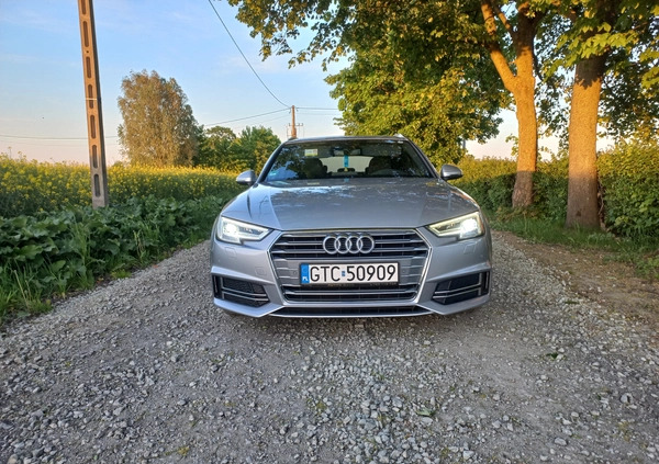 Audi A4 cena 85000 przebieg: 116300, rok produkcji 2017 z Tczew małe 742